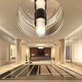 Custom modern waterjet lobby marble stone flooring design